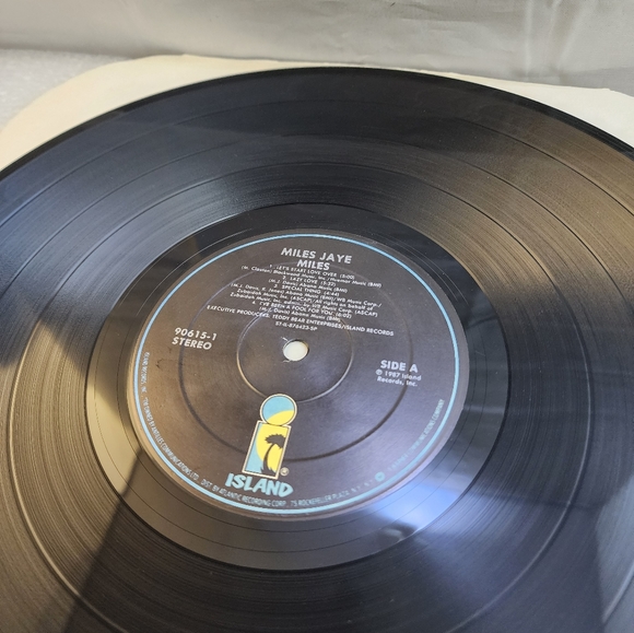 1987 Miles Jaye Miles Vinyl Record LP Album Island Records - Picture 6 of 12